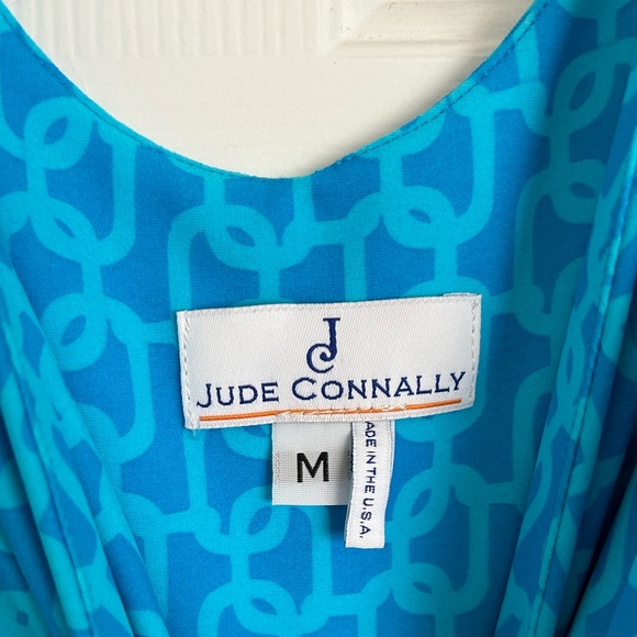 Jude Connolly size medium Maxi Dress, pattern blue - Picture 3 of 9